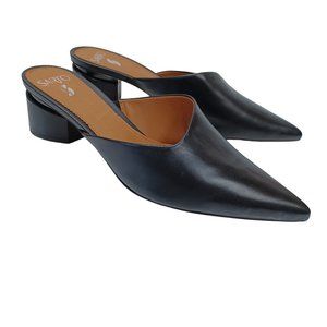 Sarto Franco Sarto Visa Slip On Mules Black Leather Womens US 10M